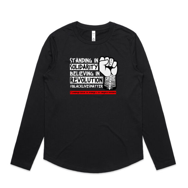 BLM Cook Islands - Womens Curve Longsleeve Tee Thumbnail