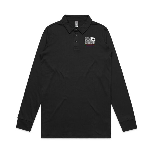 BLM Cook Islands - Mens Chad Longsleeve Polo Thumbnail
