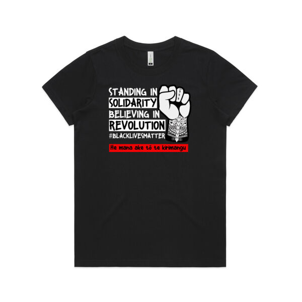 BLM Māori - Womens Maple Organic Tee Thumbnail