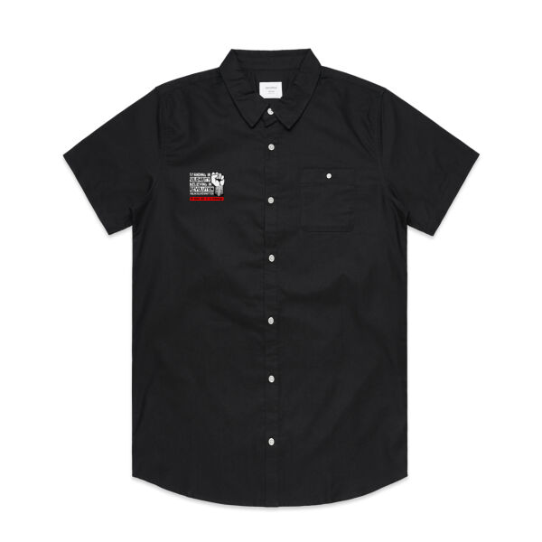 BLM Māori - Mens Oxford Short Sleeve Shirt Thumbnail
