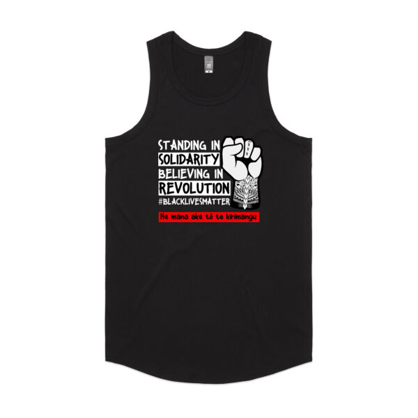 BLM Māori - Mens Authentic Singlet Thumbnail