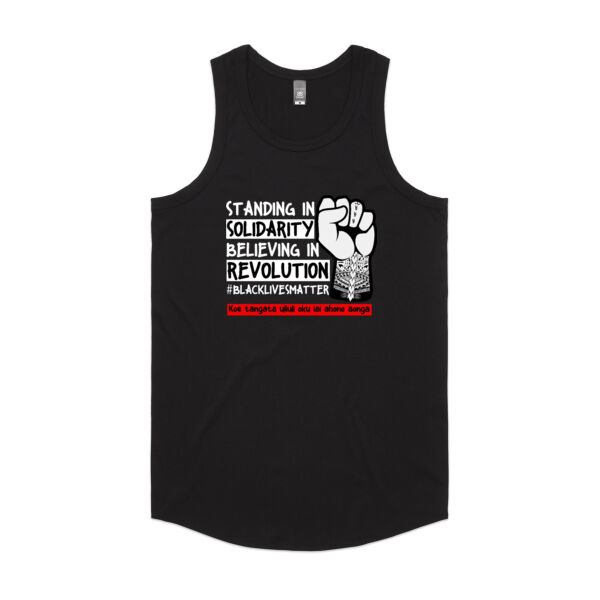 BLM Tonga - Mens Authentic Singlet Thumbnail