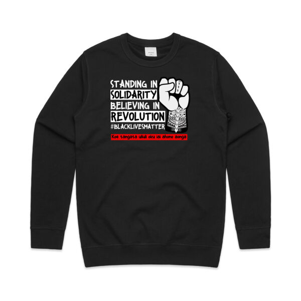 BLM Tonga - Mens Premium Crew Thumbnail