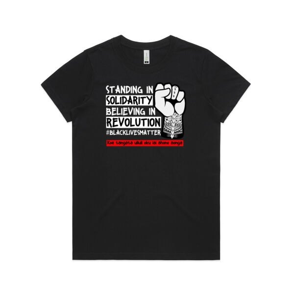 BLM Tonga - Womens Maple Organic Tee Thumbnail