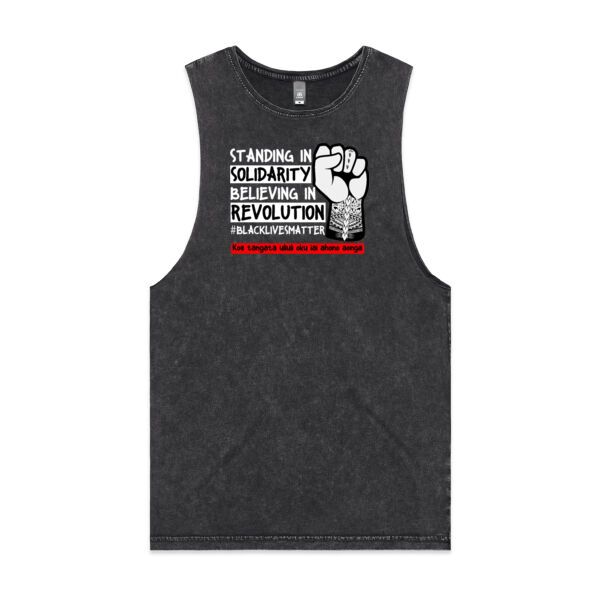 BLM Tonga - Unisex Stone Wash Barnard Tank Thumbnail