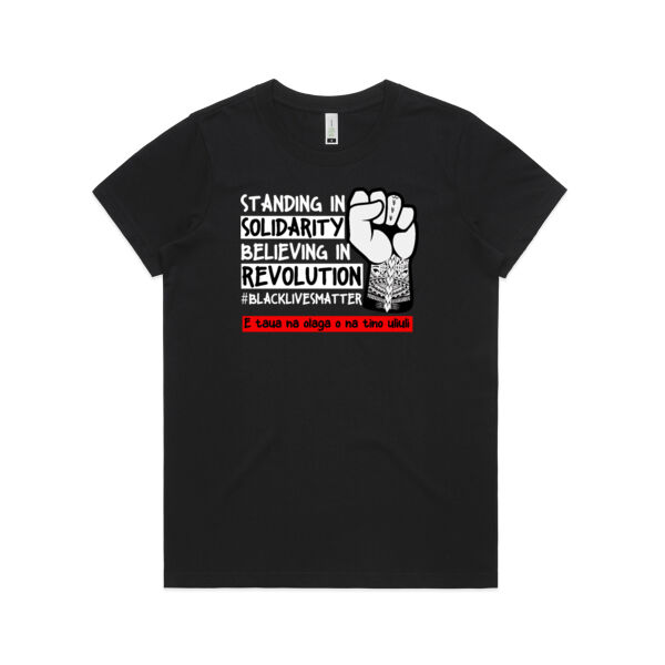 BLM Tokelau - Womens Maple Organic Tee Thumbnail