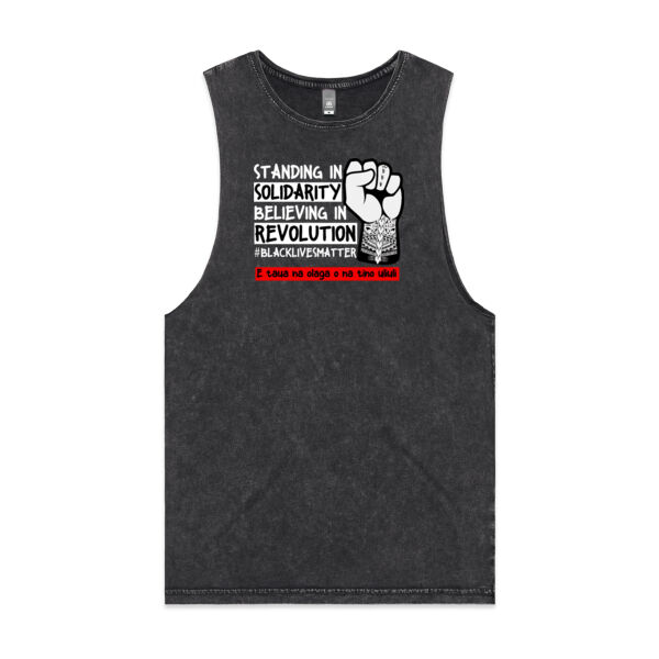 BLM Tokelau - Unisex Stone Wash Barnard Tank Thumbnail