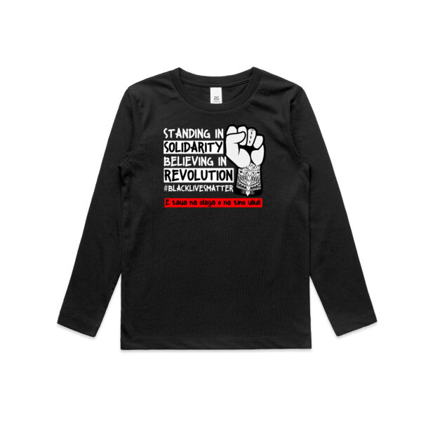 BLM Tokelau - Kids Longsleeve Tee Thumbnail