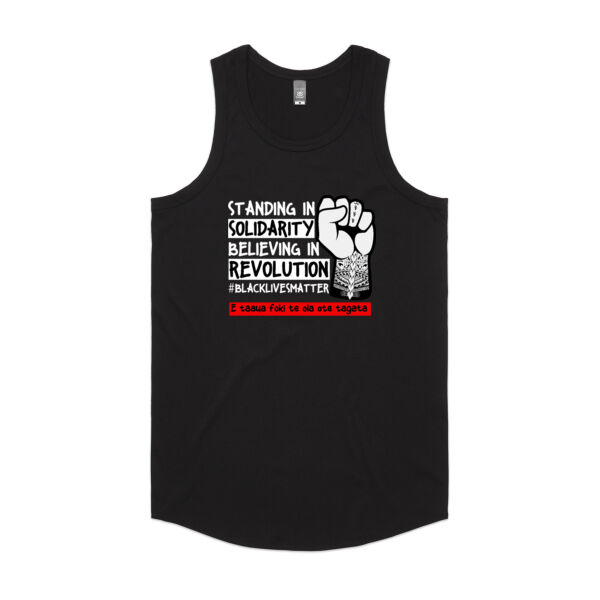 BLM Tuvalu - Mens Authentic Singlet Thumbnail