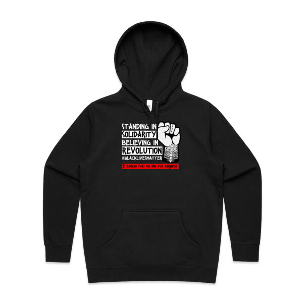 BLM Tuvalu - Womens Stencil Hood Thumbnail