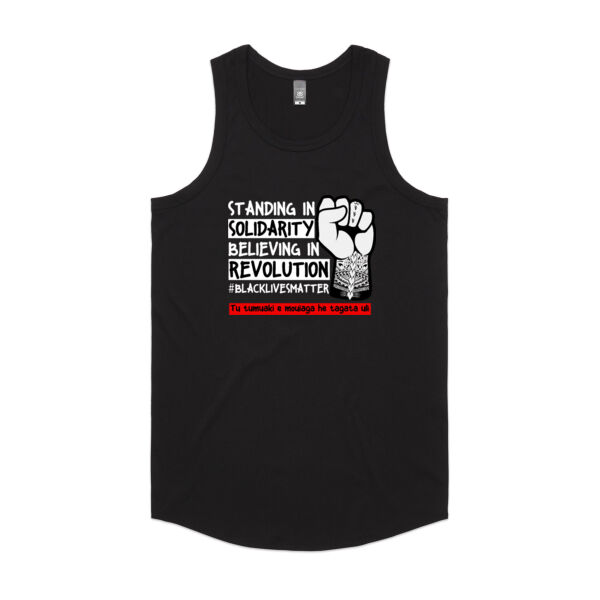 BLM Niue - Mens Authentic Singlet Thumbnail